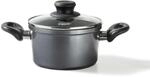 STONELINE Aluguss Kochtopf 18 cm, Kleiner Topf mit Deckel 2 L, Antihaft beschichtet