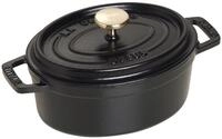 STAUB Cocotte, Gusseisen Br&auml;ter, Alle Herdarten inkl Induktion, Oval 15 cm, 0,6 L,