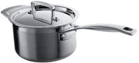 Le Creuset Stielkasserolle mit Deckel aus 3-ply Edelstahl, &Oslash; 16 cm, F&uuml;r alle