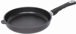 AMT Gastroguss Bratpfanne 28 cm &Oslash;, 5 cm hoch, fester Stiel, nicht