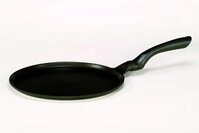 Kr&uuml;ger CD28 Aluguss-Cr&ecirc;pes-Pfanne, Delta, 28 cm, schwarz