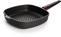 Woll &ndash; Nowo Titanium Grillpfanne 28x28 cm viereckig mit Rillen & abnehmbarem Stiel