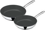 WMF Devil Pfannenset 2-teilig, Bratpfanne Induktion 24, 28 cm, Cromargan Edelstahl