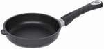 AMT Gastroguss Bratpfanne 20 cm &Oslash;, 5 cm hoch, fester Stiel, nicht