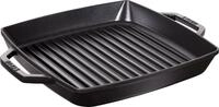 STAUB Gusseisen Grillpfanne mit 2 Griffen, 28 cm, Emaille-Beschichtung, Induktion u.