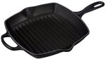 LE CREUSET Signature Gusseisen-Grillpfanne, Quadratisch, 26 cm, F&uuml;r alle Herdarten