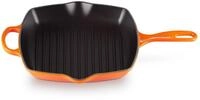LE CREUSET Signature Gusseisen-Grillpfanne, Quadratisch, 26 cm, F&uuml;r alle Herdarten