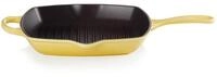 LE CREUSET Signature Gusseisen-Grillpfanne, Quadratisch, 26 cm, F&uuml;r alle Herdarten