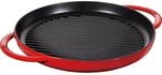 STAUB rund 30 cm Grillpfanne, Gusseisen, kirschrot