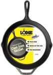 Lodge Bratpfanne &Oslash; 30cm, H&ouml;he 5cm, aus Gusseisen, rund mit Griff, schwarz (1
