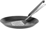 GR&Auml;WE&reg; Profi schmiedeeiserne Bratpfanne schwer (/) 32 cm - Made in Germany