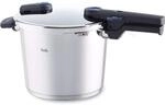 Fissler Vitaquick/Induktions-Schnellkochtopf (6 L, &Oslash; 22 cm) Edelstahl-Dampfkochtopf,