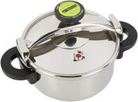 Monix Classica traditioneller Schnellkochtopf 4 litros schwarz/edelstahl