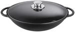 Schulte-Ufer 1662-36 s Wok Rustika 36 cm, schwarz