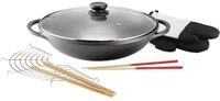 Kopf Induktion Wok Mai-Lu (Aluguss, &Oslash; 36 cm, ILAG Antihaftbeschichtung, mit...