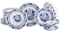 CreaTable, 17133, Serie Flora Zwiebelmuster, 30-teiliges Geschirrset,...