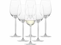 SCHOTT ZWIESEL Weißweinglas Diva (6er-Set), elegante Weingläser für Weißwein,