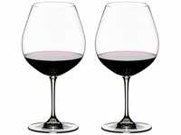 RIEDEL 6416/07 Vinum Pinot Noir (Burgundy Red), 2-teiliges Rotweinglas Set,