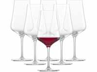 SCHOTT ZWIESEL Beaujolais Rotweinglas Fine (6er-Set), schlanke Beaujolais Gläser