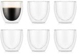 Bodum PAVINA Doppelwandige Gl&auml;ser 2 St&uuml;ck &ndash; 80ml Espressotassen &ndash;
