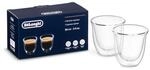 De'Longhi DLSC310 doppelwandiges Espressoglas 2er-Set, 2 St&uuml;ck 1er Pack