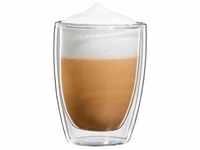bloomix Roma Cappuccino 200 ml, doppelwandige Thermo-Kaffeegläser im 2er-Set
