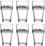 LEONARDO HOME Solo Latte-Macchiato Glas, Glas-Becher mit Aufdruck,