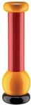 Alessi MP0210 - Salz-/Pfeffer- und Gew&uuml;rzm&uuml;hle, aus Buchenholz, Schwarz, Gelb und