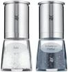 WMF De Luxe Salz und Pfefferm&uuml;hle Set 2-teilig, bef&uuml;llt, Cromargan Edelstahl, Glas,