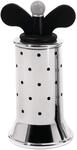 Alessi Pfefferm&uuml;hle aus Edelstahl mit Fl&uuml;geln aus PA, schwarz