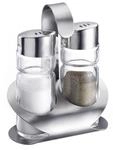 Westmark Menage Salz und Pfeffer, 3-tlg., Fassungsverm&ouml;gen: je 40 ml, Rostfreier