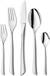 WMF Virginia Besteck Set 12 Personen, Essbesteck 60 teilig, Hohlheftmesser, Cromargan