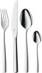 WMF Boston Edelstahl Besteck Set 6 Personen, Essbesteck Set 24 teilig,
