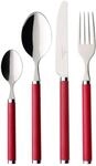 Villeroy & Boch - Play! Red Roses Tafelbesteck 24-teilig Rot, Sp&uuml;lmaschinenfest,
