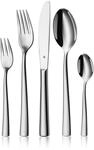 WMF Philadelphia Besteck Set 6 Personen, 30 teilig, Monobloc-Messer, Cromargan