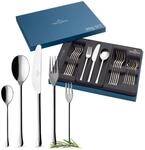 Villeroy & Boch - Udine Besteckset 30-teilig Silber, Sp&uuml;lmaschinenfest, Besteck Set
