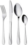 GR&Auml;WE Besteckset f&uuml;r 6 Personen aus Edelstahl, Tafelbesteck Set 24-teilig,