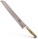 G&Uuml;DE Solingen - Brotmesser geschmiedet, 32 cm, Olivenholz, ALPHA OLIVE,...