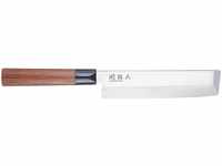 KAI Seki Magoroku Red Wood Griff Nakiri mit red Wood Griff, Klinge 16,5 cm,...