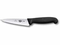 Victorinox Coltello da cucina Fibrox, coltello trinciante, bordo normale...