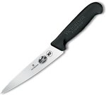 Victorinox Coltello da cucina Fibrox, coltello trinciante, bordo normale diritto,