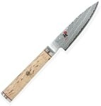 Miyabi 234372-091-0 Shotoh Zubereitungsmesser, Stahl, 9 cm, silber / birke, 31,5 x