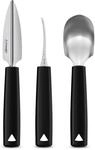 triangle K&uuml;rbis-Schnitz-Set 3-teilig - Halloween Werkzeug Solingen |...