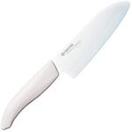Kyocera GEN WHITE Keramik Santokumesser | Klinge 14 cm | ergonomisch geformter Griff