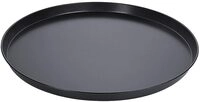 Contacto Pizzablech aus Schwarzblech, &empty;60 cm, 3,5 cm hoch, geb&ouml;rdelter Rand,