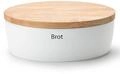 Continenta Brottopf oval mit Holzdeckel, 36 x 23 x 13,5 cm