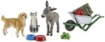 SCHLEICH 41423 F&uuml;tterung Auf Dem Bauernhof, ab 3 Jahren, Farm World - Spielset, 8
