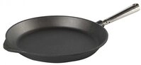 Bratpfanne 26 cm. Edelstahlgriff. Auf allen Herdarten, Ofen, Grill & offenem Feuer