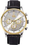 Meister Anker Herren Chronograph 25cm Metall gelb Quartz Mineralglas 490000041