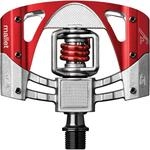 MALLET 3 Pedale Brut-rot / rote Feder
